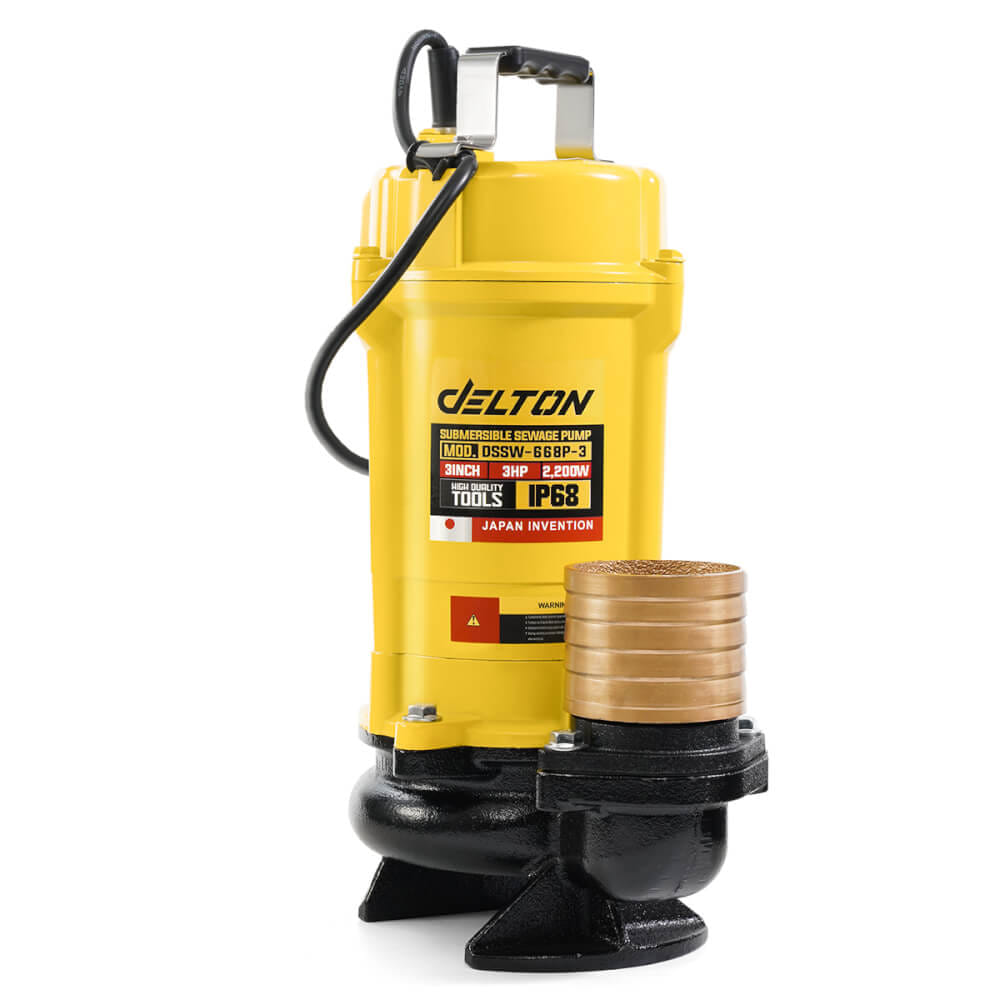 ปั๊มจุ่ม DELTON รุ่น DSSW-668P-3 ขนาด 3 นิ้ว 3HP 2,200W_2